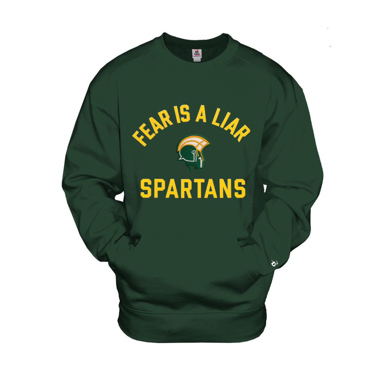 Fear Is A Liar Crewneck w/pouch (Limited Edition) Preorder only